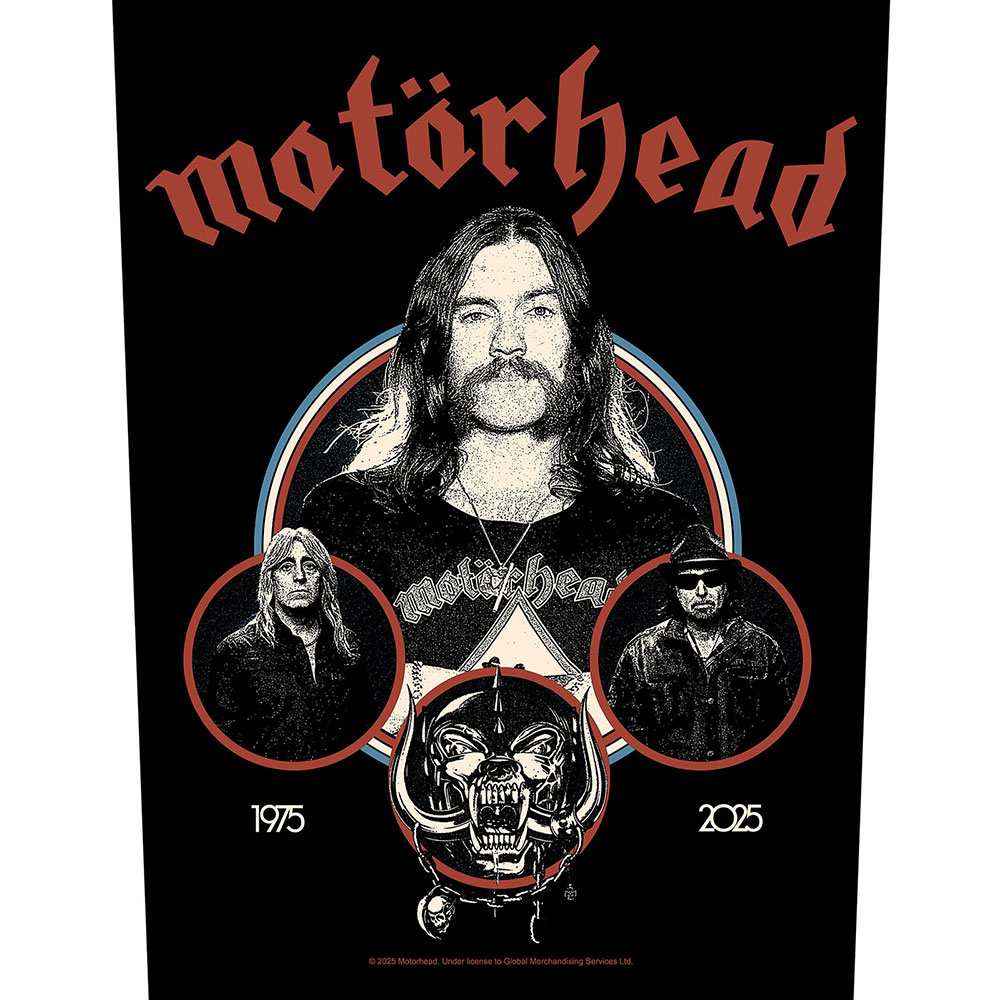 Motorhead - Band Circle Rückenaufnäher - Schwarz